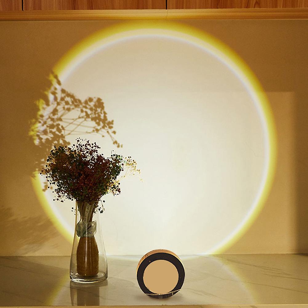 Wireless Sunset Lamp Night Light Projector Deoration Home Wall Lamp Led Lights For Room Kitchen Dis