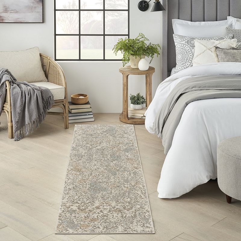 Nourison Soma Contemporary Damask Indoor Rug