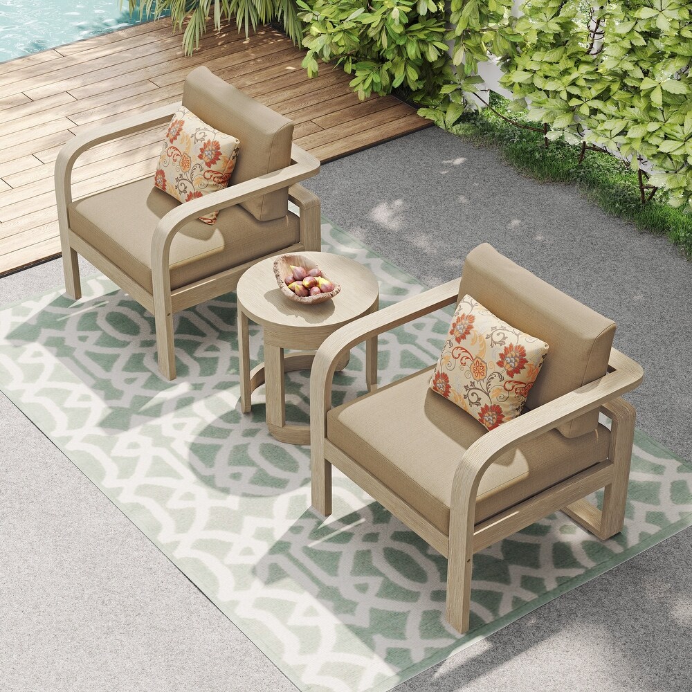 Corvus Annette 3 piece Sunbrella Outdoor Patio Furniture Set