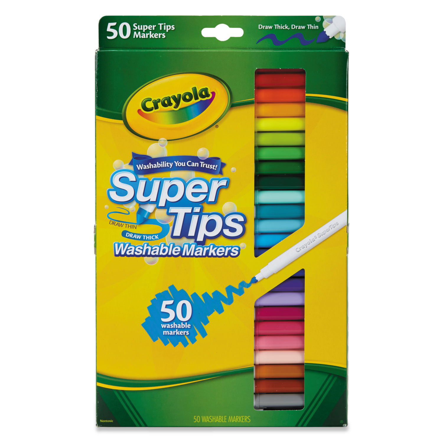 Washable Super Tips Markers by Crayolaandreg; CYO585050