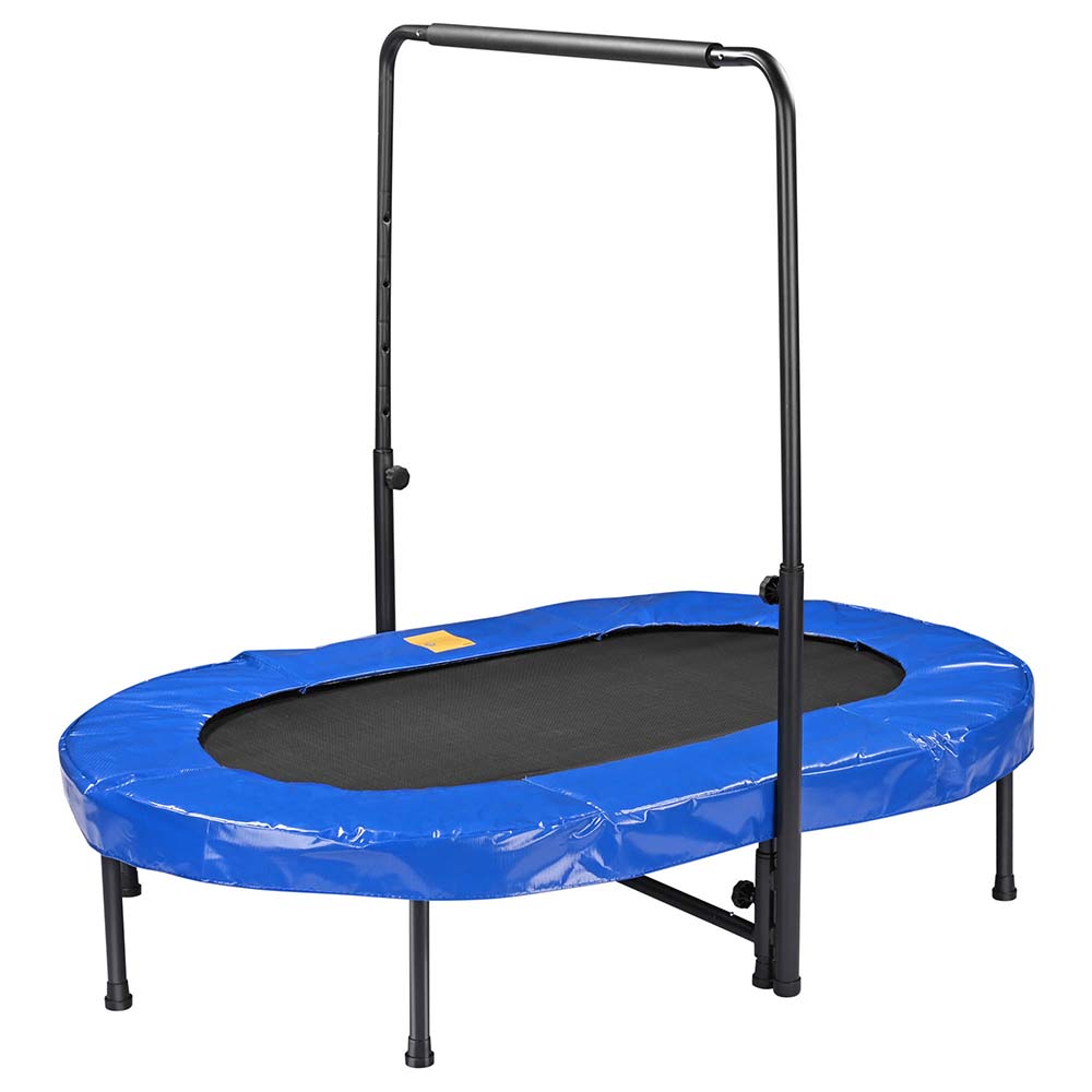 Yescom 5x3.2 ft Oval Trampline Indoor Rebounder with Handle Foldable