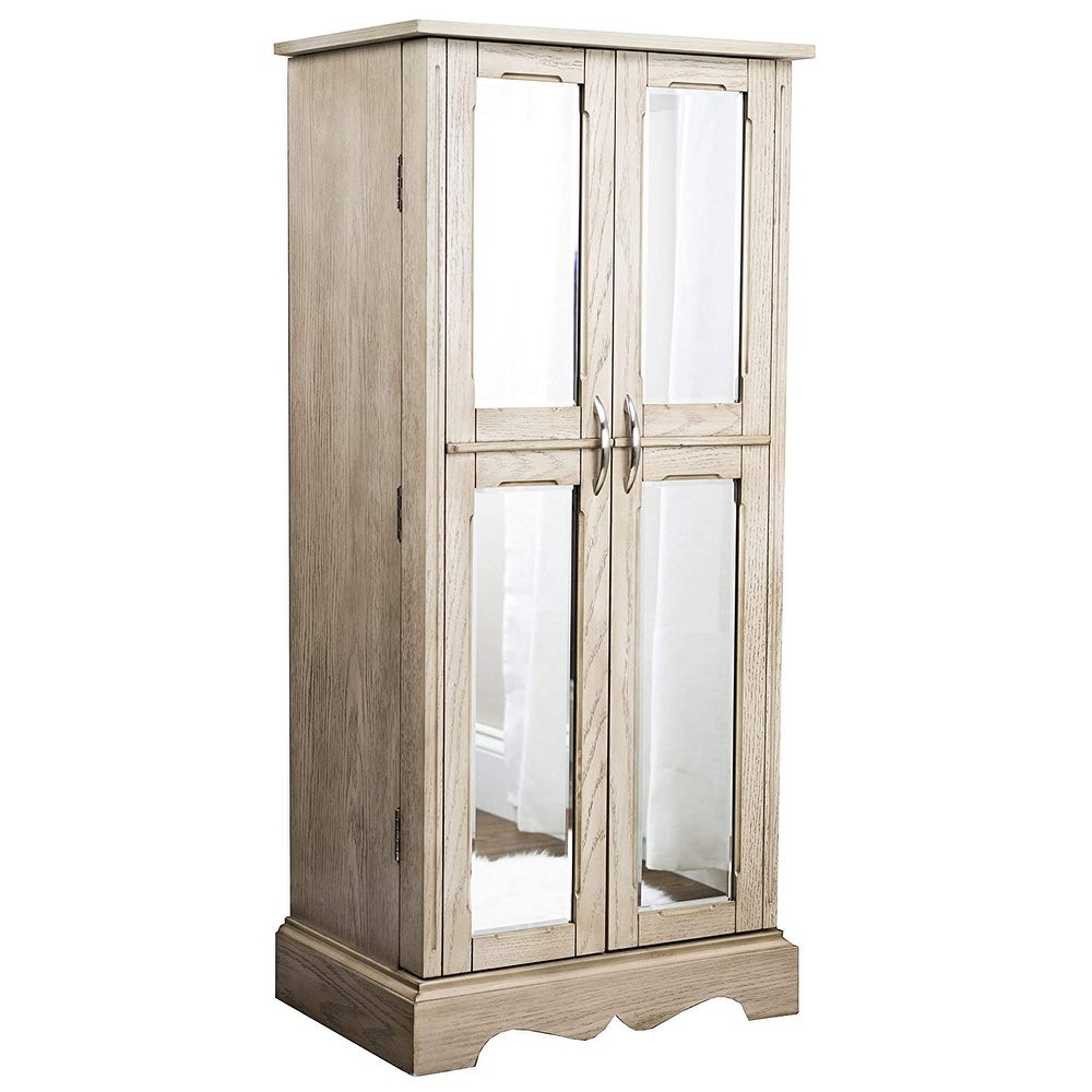 Hives and Honey Chelsea Taupe Jewelry Armoire - - 9914773