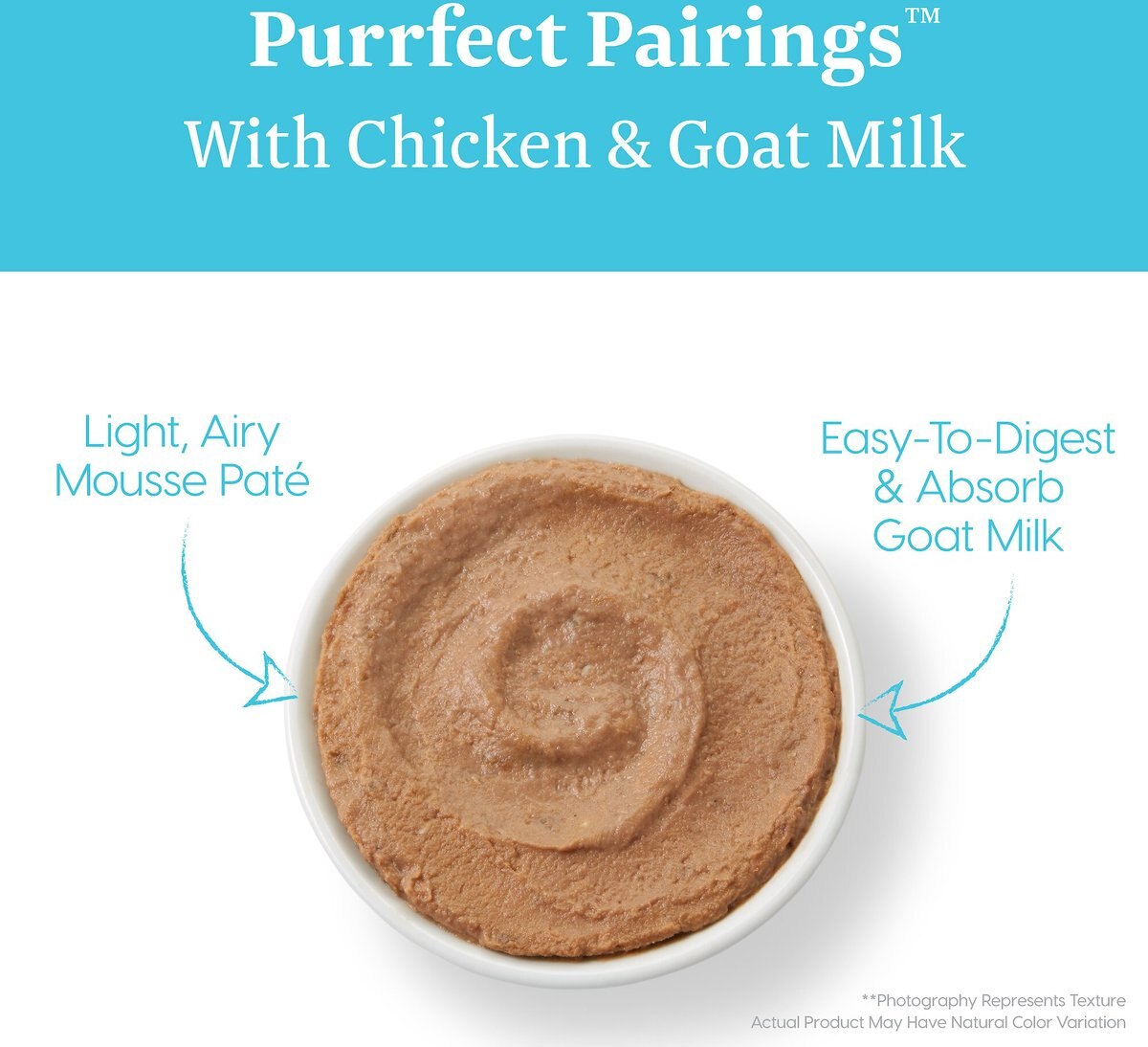 Solid Gold Purrfect Pairings Savory Mousse with Chicken and Goat Milk Grain-Free Cat Food Cups