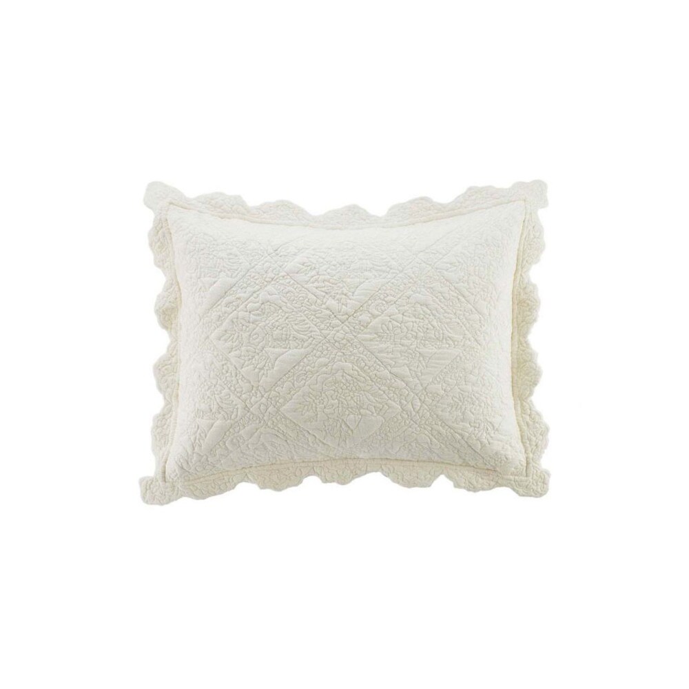 Lazel Vanilla Cotton Quilt or Pillow Sham