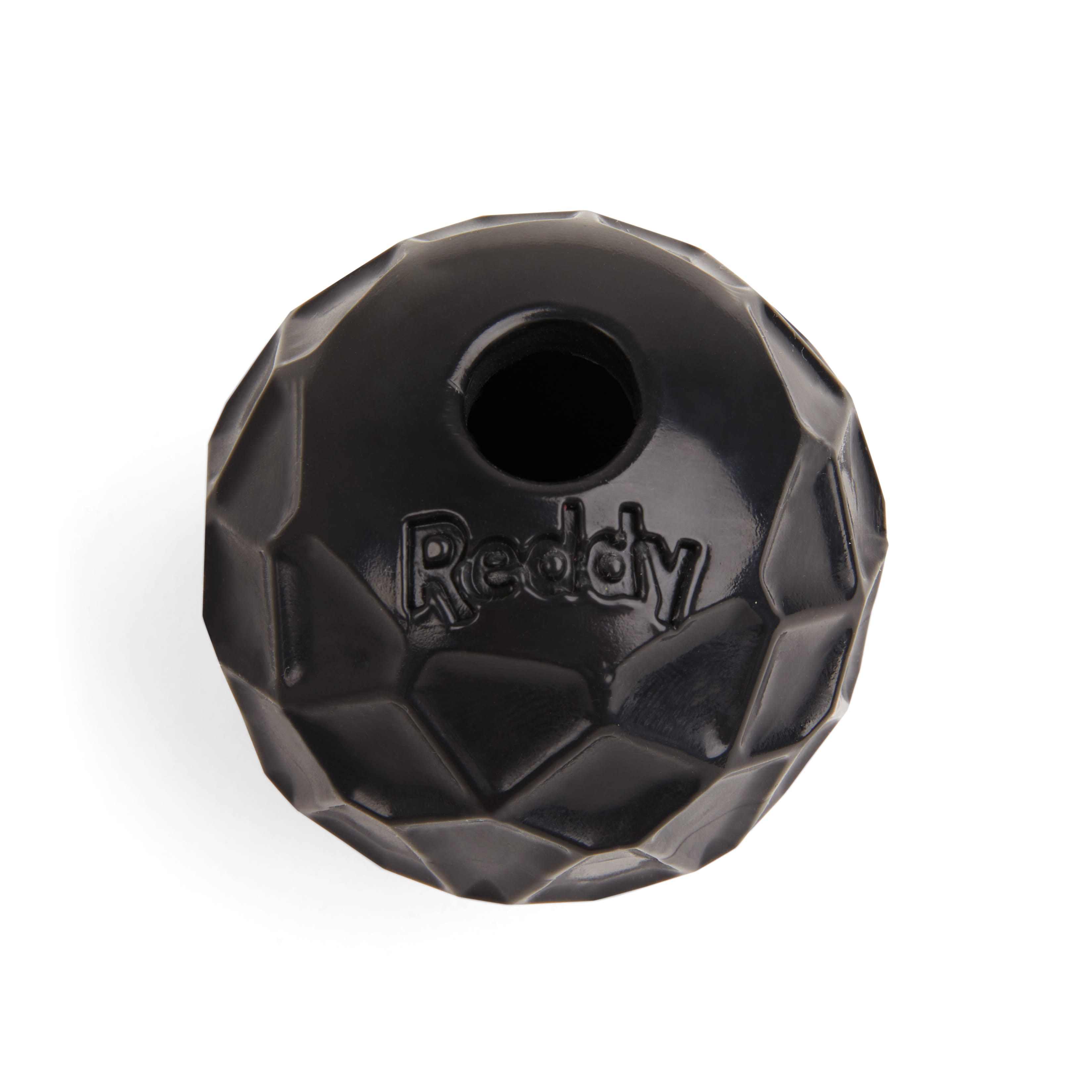 Reddy Black Geo Ball Dog Toy， Small