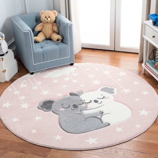 Carousel Kids Crk195 Power Loomed Area Rug Safavieh