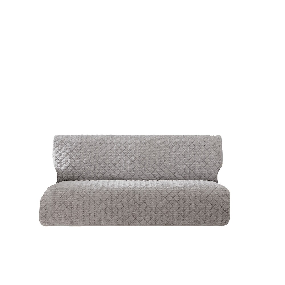 SureFit Alex Quilted Fur Furniture Protector   68x75