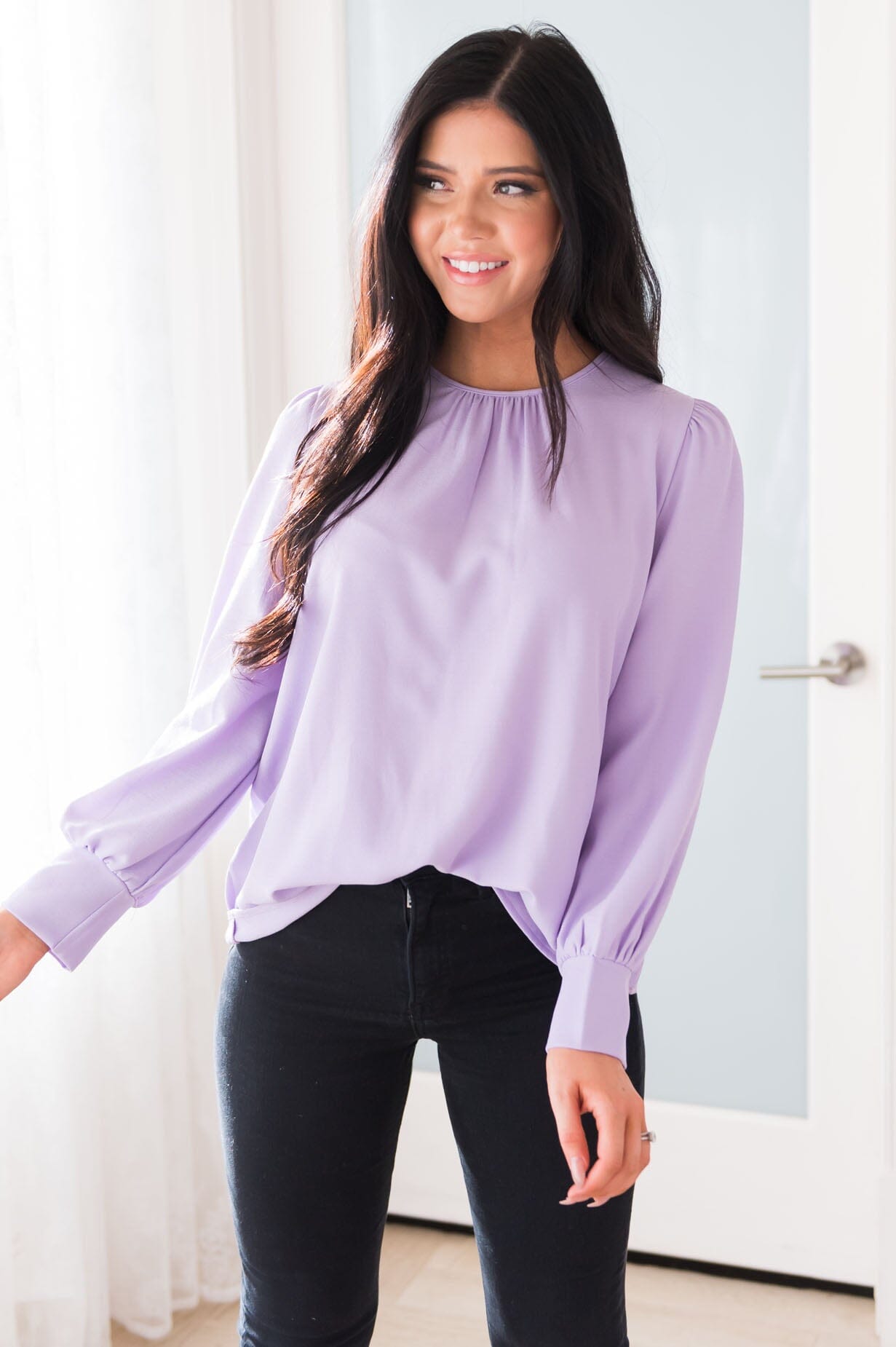 It's All About The Class Modest Blouse