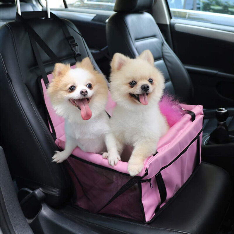 Foldable Dog Booster Seat – Dog Car Seat For Small / Medium Dogs – Pet Car Seat