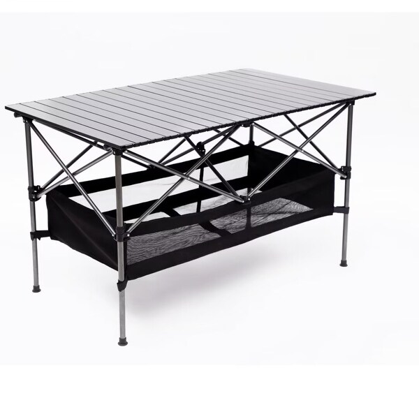 Folding Outdoor Table with Carrying Bag，Lightweight Rectangular Table