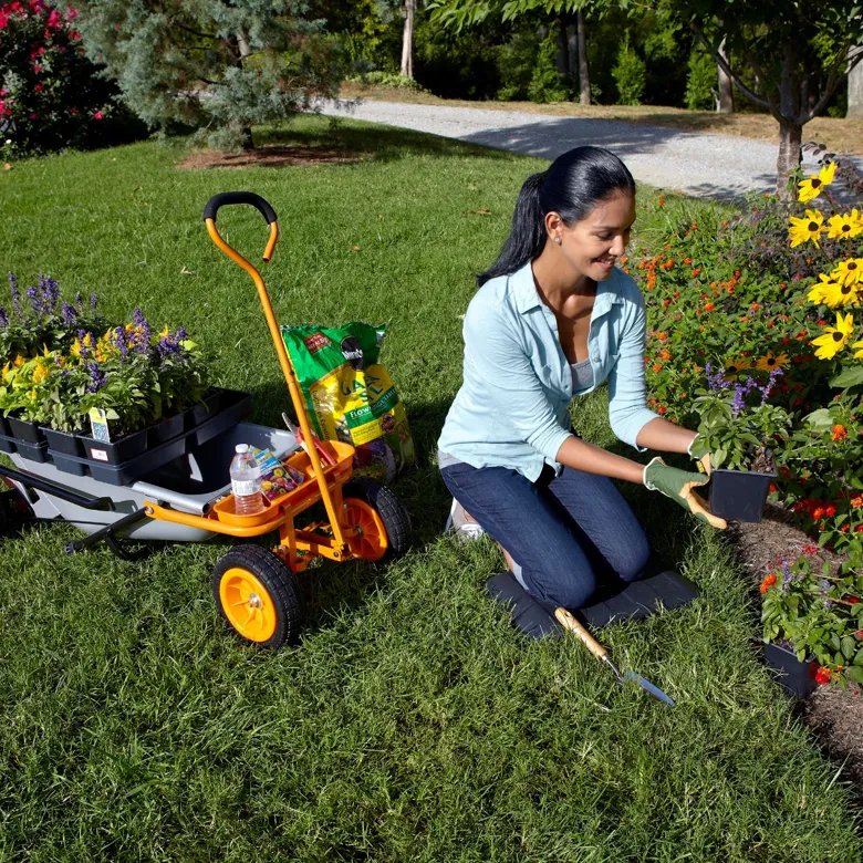 WORX WA0228 1-cu ft Steel Yard Cart