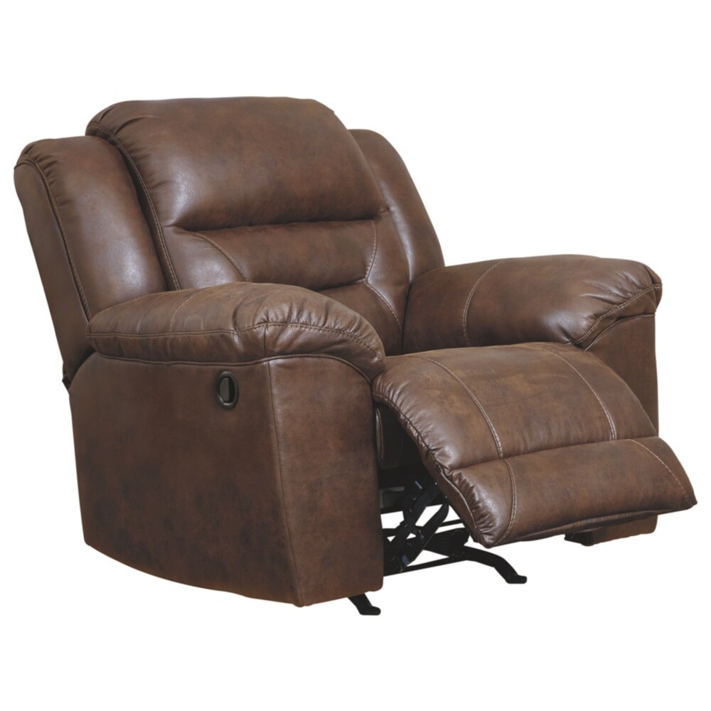 Stoneland Contemporary Rocker Recliner Chocolate