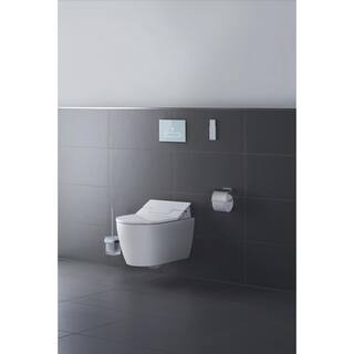 Duravit SensoWash Slim Electric Bidet Seat for Elongated Toilet in White 611000001001300