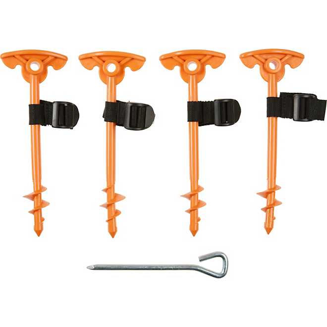 Academy Sports + Outdoors Heavy Duty Canopy Stakes 4-Pack