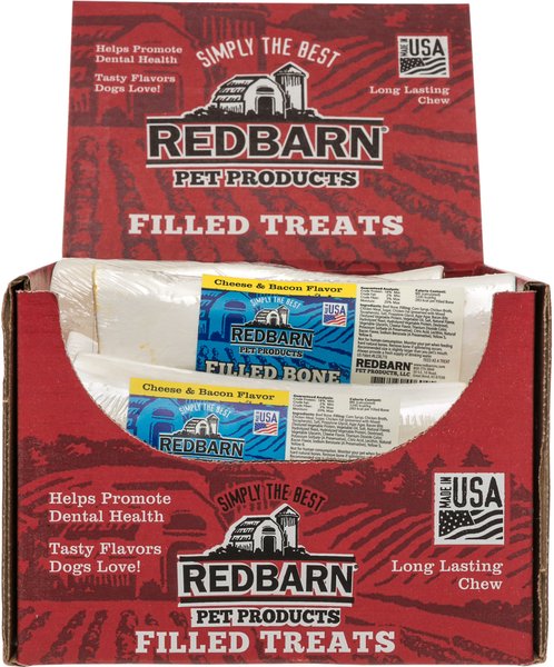 Redbarn Large Cheese n' Bacon Filled Bones Dog Treats