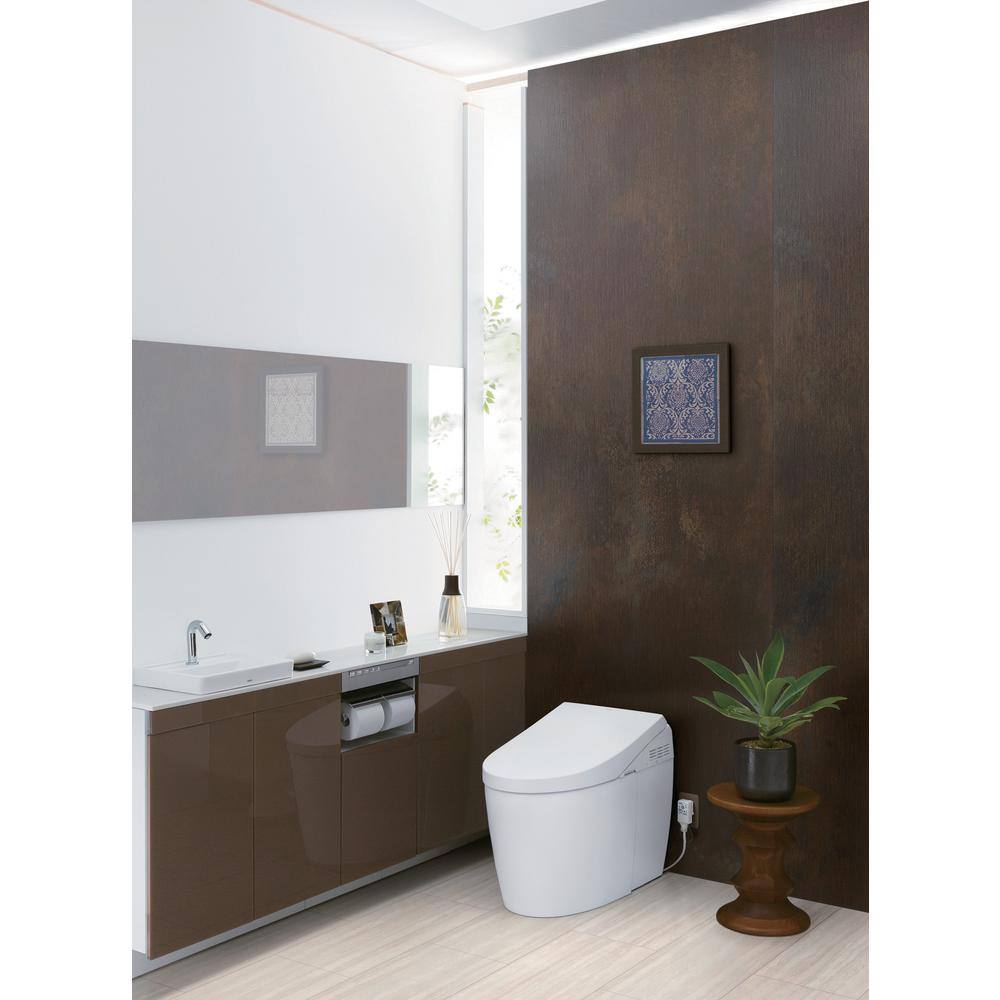 TOTO Neorest AH 2-Piece 0.81.0 GPF Dual Flush Elongated ADA Comfort Height Integrated Bidet Toilet in Cotton White MS989CUMFG#01