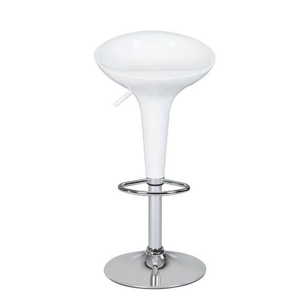 Homylin Swivel Adjustable Height Bar Stool (Set of 2)