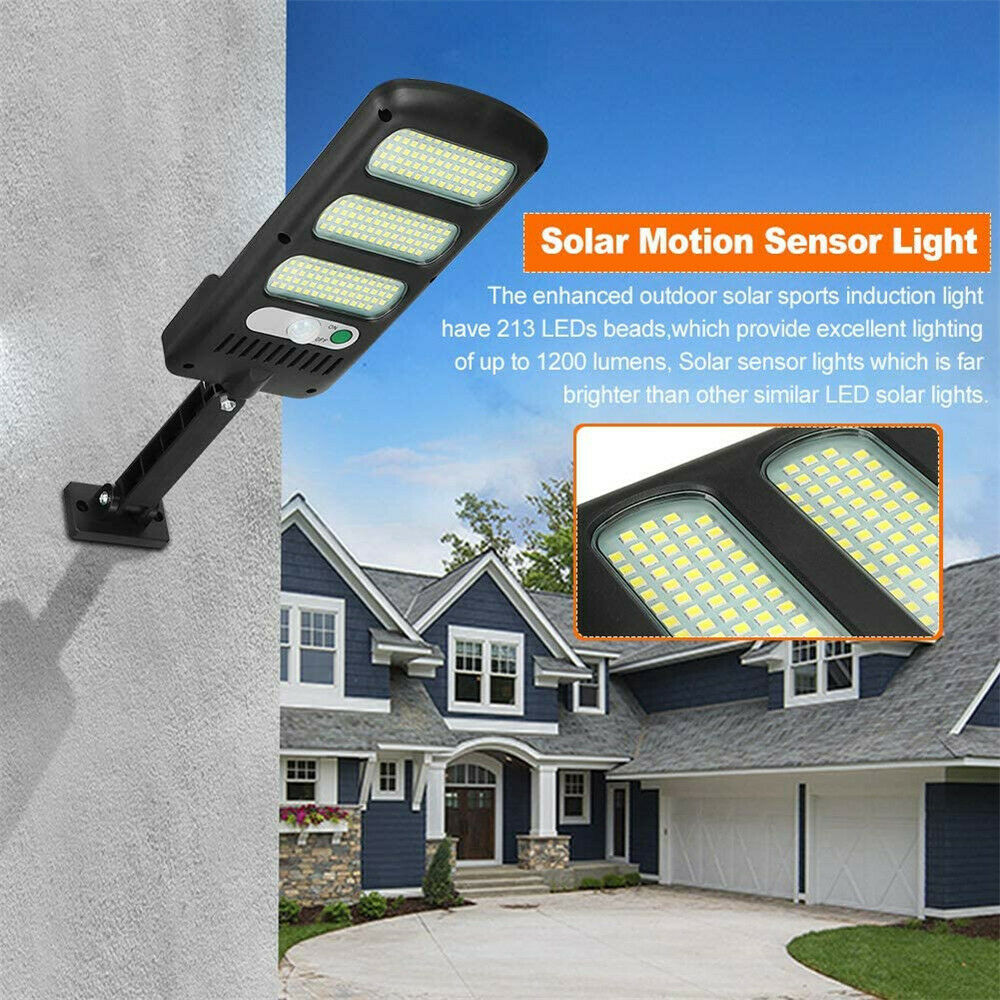 Solar Lights Outdoor， Super Bright LED Solar Powered Street Lights Motion Sensor Wall Lamp Super Bright Outdoor Security Solar Wall Lamp Waterproof Security Light for Outside Wall， Garden