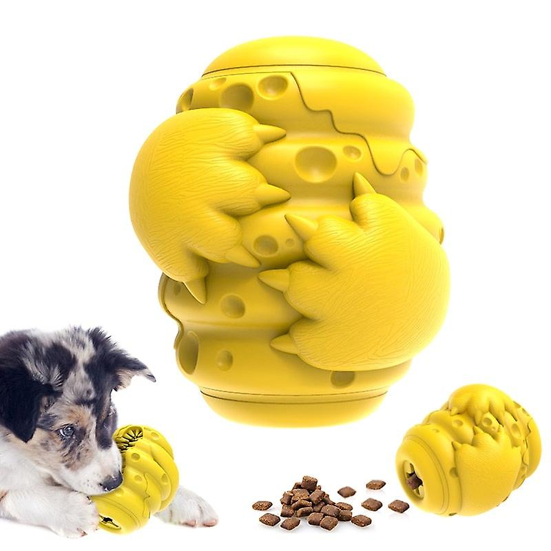 Indestructible honeycomb dog chew toy