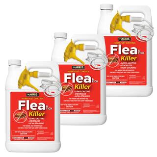 Harris 1 Gal. Flea and Tick Killer (3-Pack) 3HFT-128