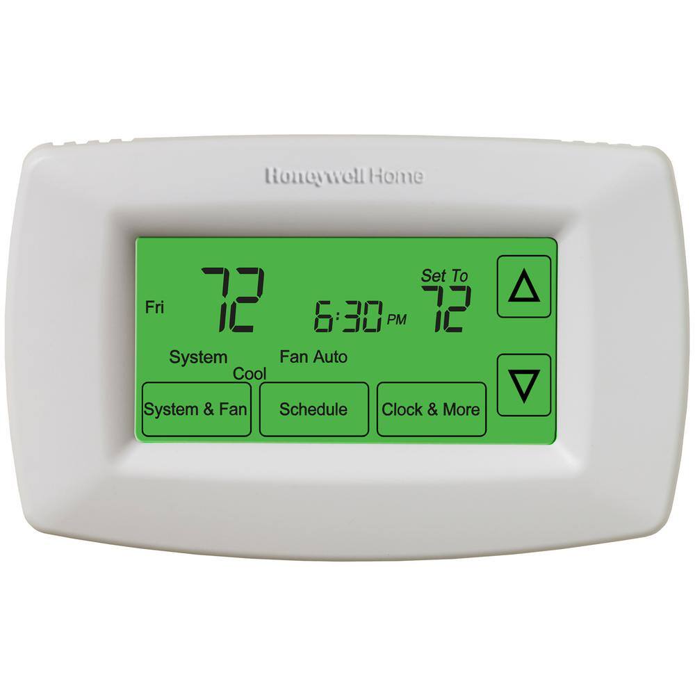 Honeywell Home 7-Day Programmable Thermostat with Touchscreen Display RTH7600D