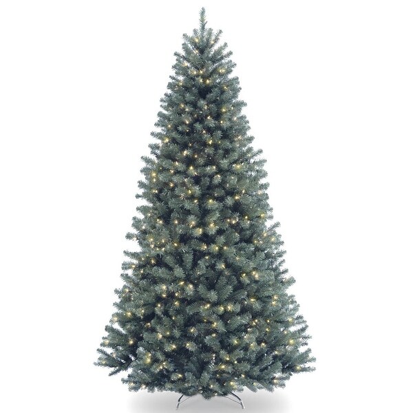 National Tree Company 7.5 ft. North Valley Spruce Hinged Tree with 700 Clear Lights