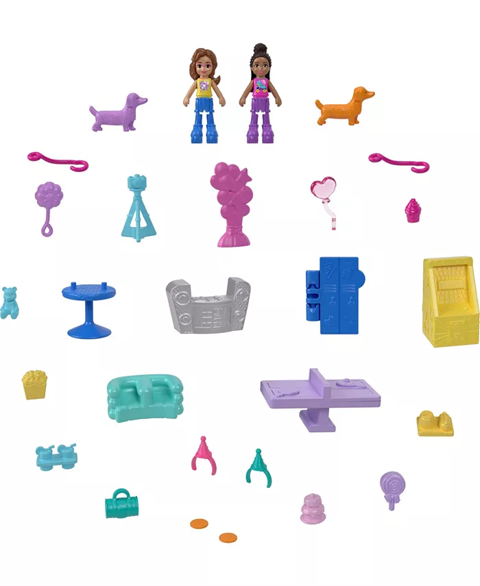 Polly Pocket Dolls Puppy Party Playset