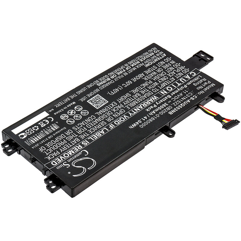 Asus Q553U Q553UBBSI7T13 Replacement Battery BatteryClerkcom Laptop and Notebook