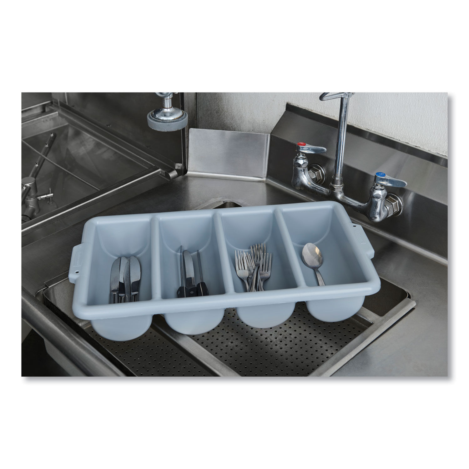 Cutlery Bin by Rubbermaidandreg; Commercial RCP3362GRA