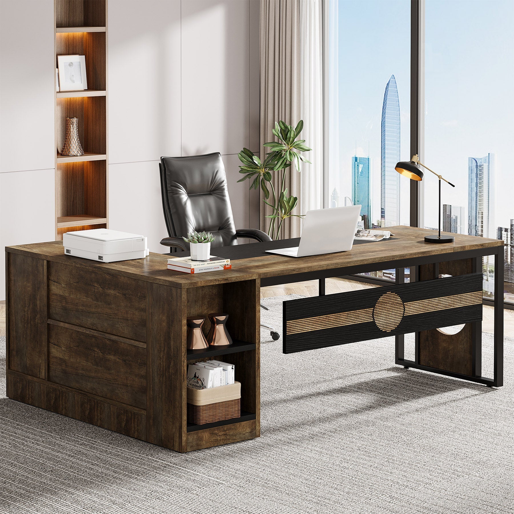 L-shaped Executive Desk, 78