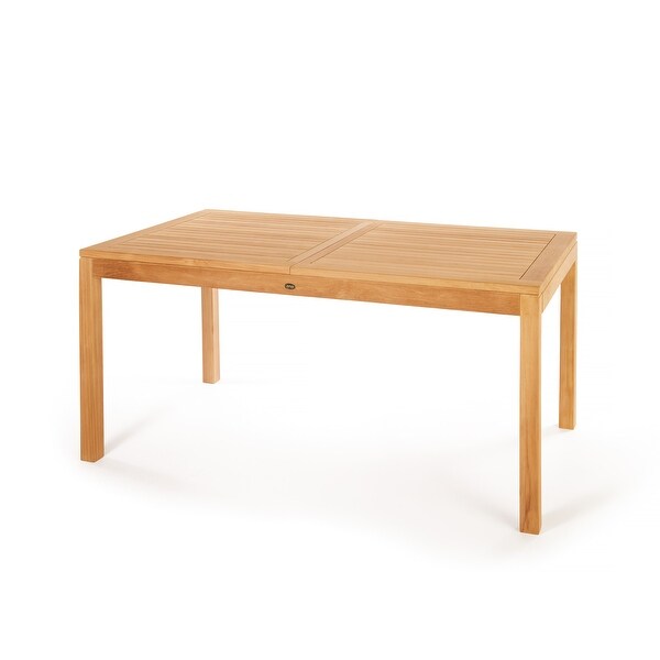 Teak Dining Extension Table Foster Rectangular 65/85 x 36