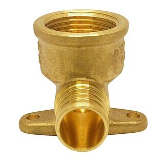 Apollo 12 in. Brass PEX-B Barb x 12 in. Female Pipe Thread Adapter 90-Degree Drop-Ear Elbow APXDEE12