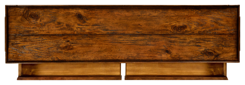 Console Table With Drawers  Country Walnut   Traditional   Console Tables   by GwG Outlet  Houzz