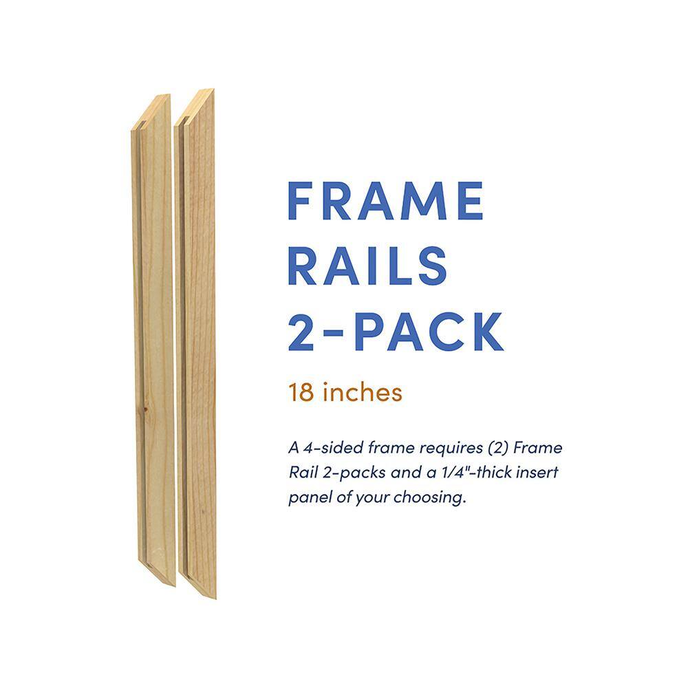 Handprint 2 in. x 18 in. Frame Rail (2-Pack) 453799