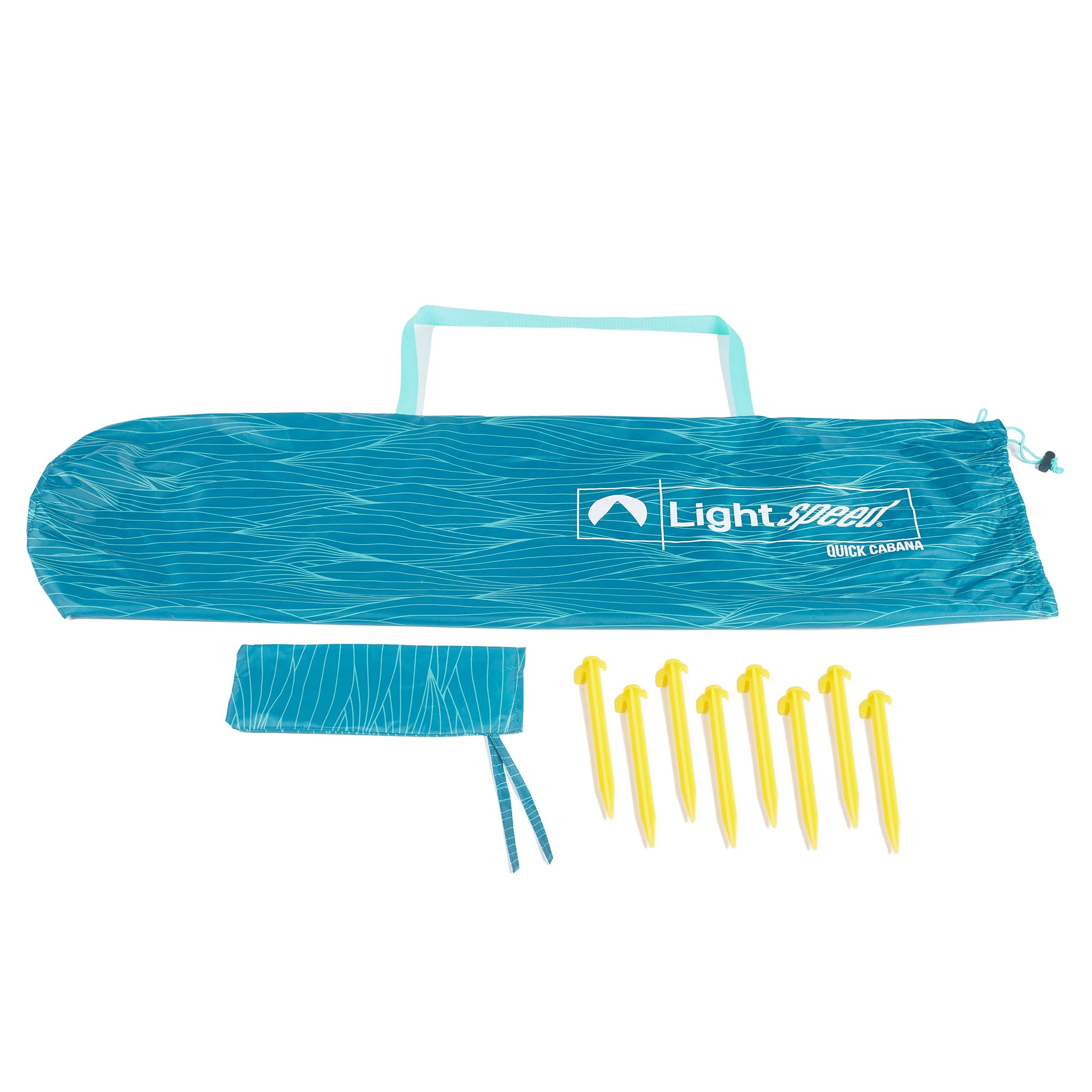 Lightspeed Outdoors Quick Cabana Beach Tent Sun Shelter (Aqua)