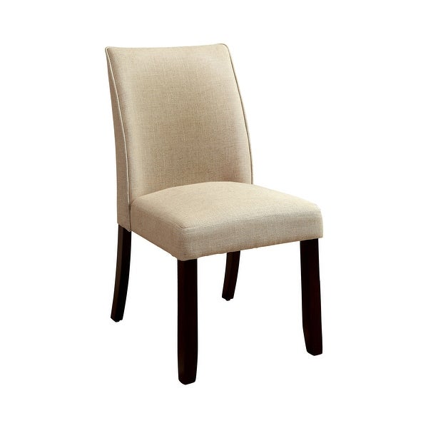 Furniture of America Lind Traditional Ivory Dining Chairs (Set of 2)