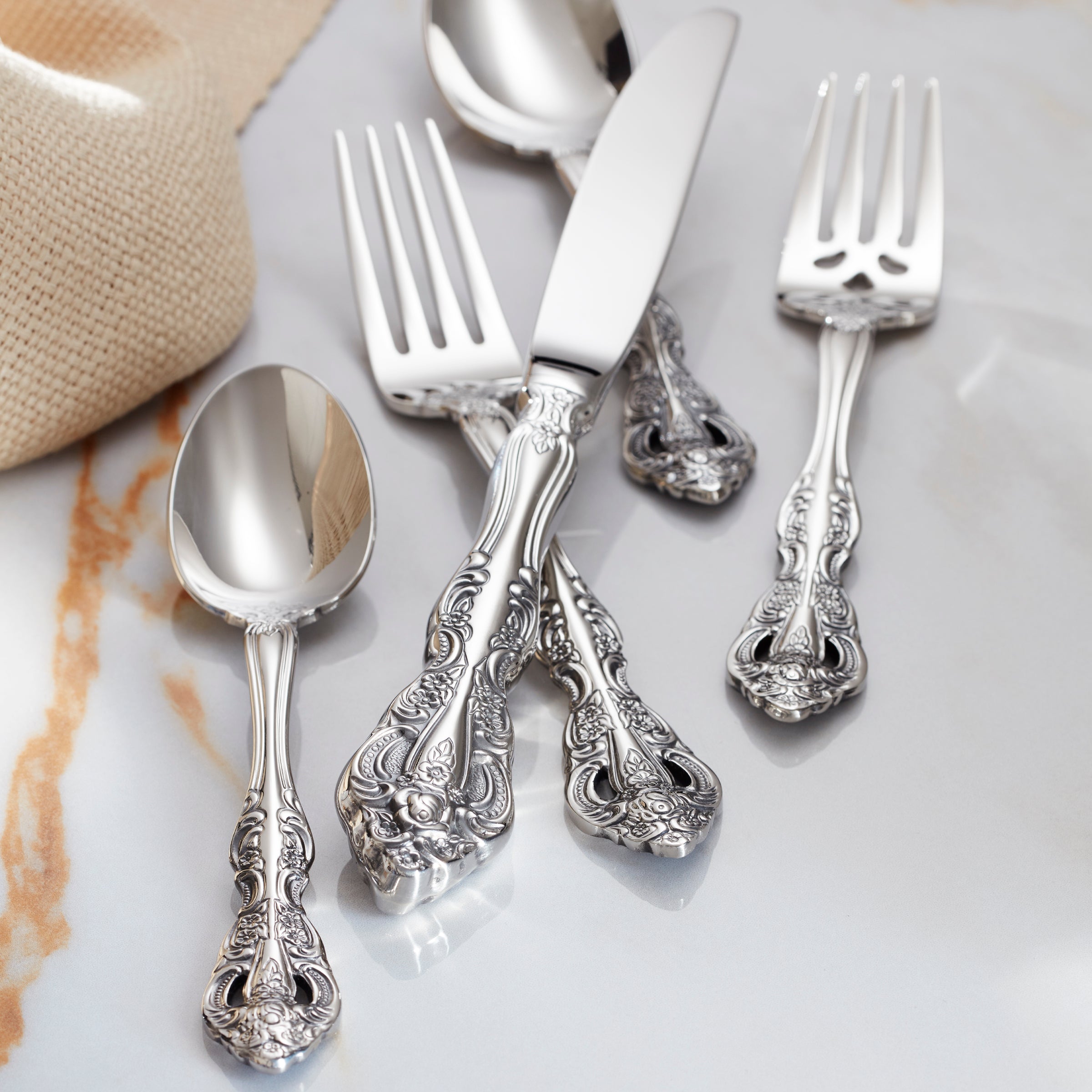 Michelangelo 5 Piece Fine Flatware Place Setting