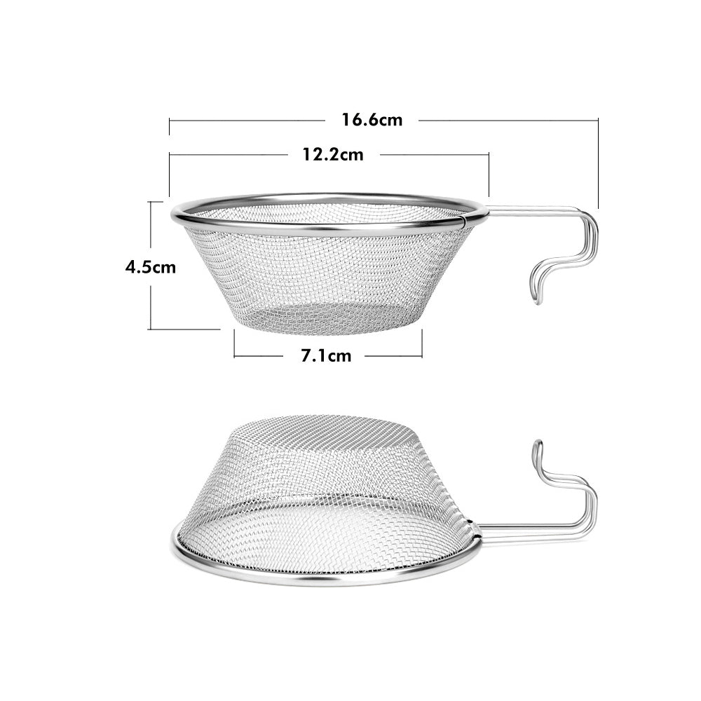 Vistreck Stainless Steel Colander for Outdoor Camping Fishing Cooking