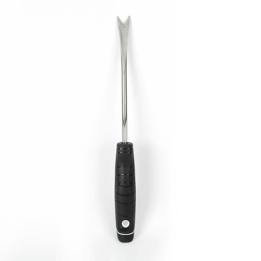 Husky 6.2 in. Double Injection Grip Handle Stainless Steel Hand Weeder GD210304
