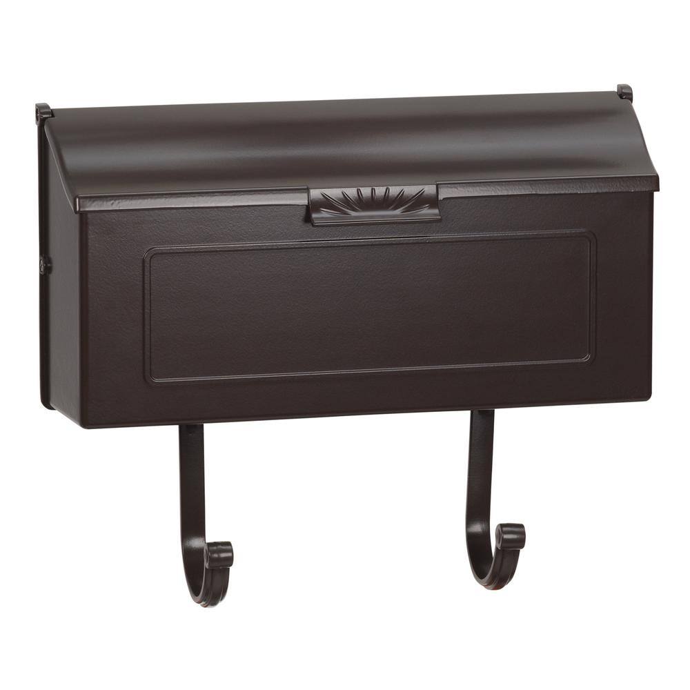 Classic Cast Aluminum Wall Mount Mailbox Mocha AL365MO