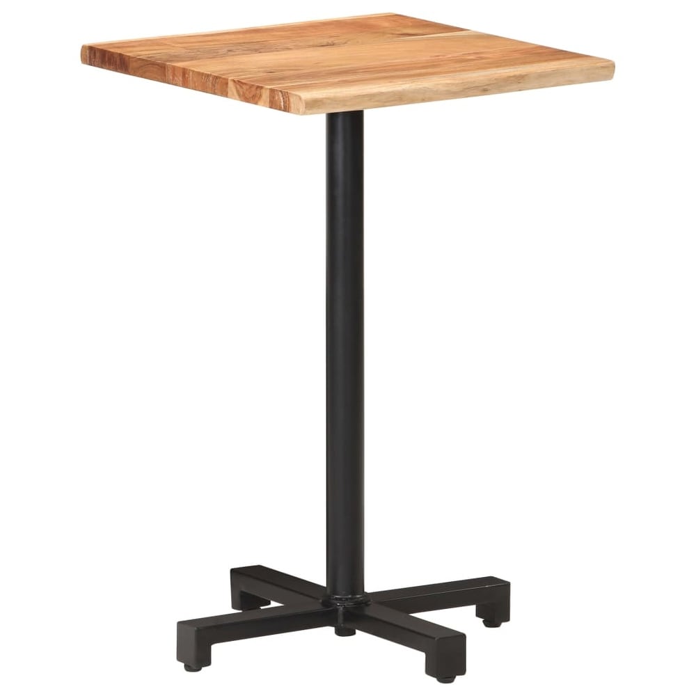 vidaXL Bistro Table with Live Edges 19.7\