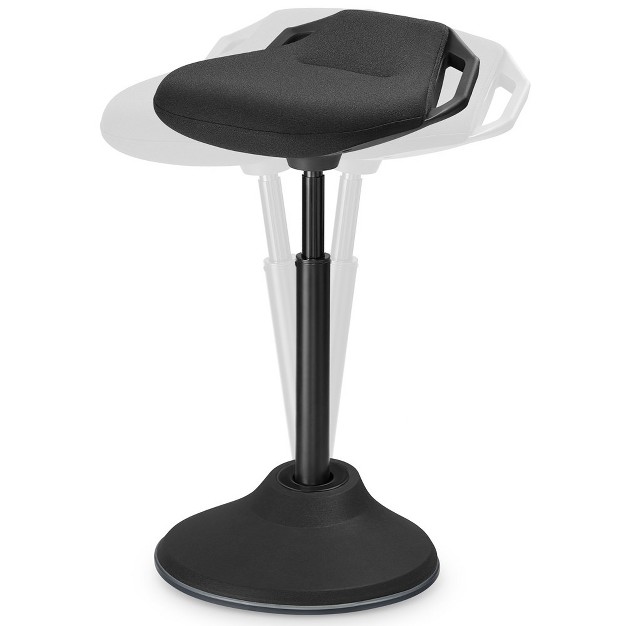 Songmics Standing Desk Chair Adjustable Ergonomic Standing Stool swivel Sitting Balance Chair Anti slip Bottom Pad