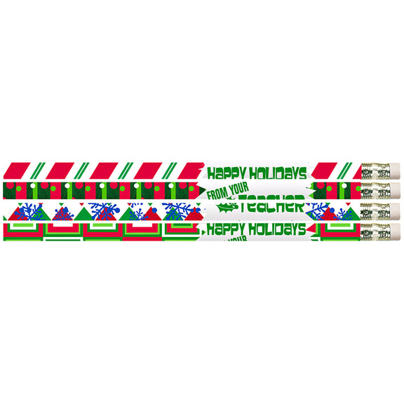 Musgrave Pencil Co MUS2519D 12Pk Happy Holidays Fr...