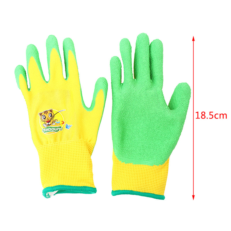 Kids /Junior Garden Safety Rubber Coated Gloves DIY Age from Year 6 to Year 12