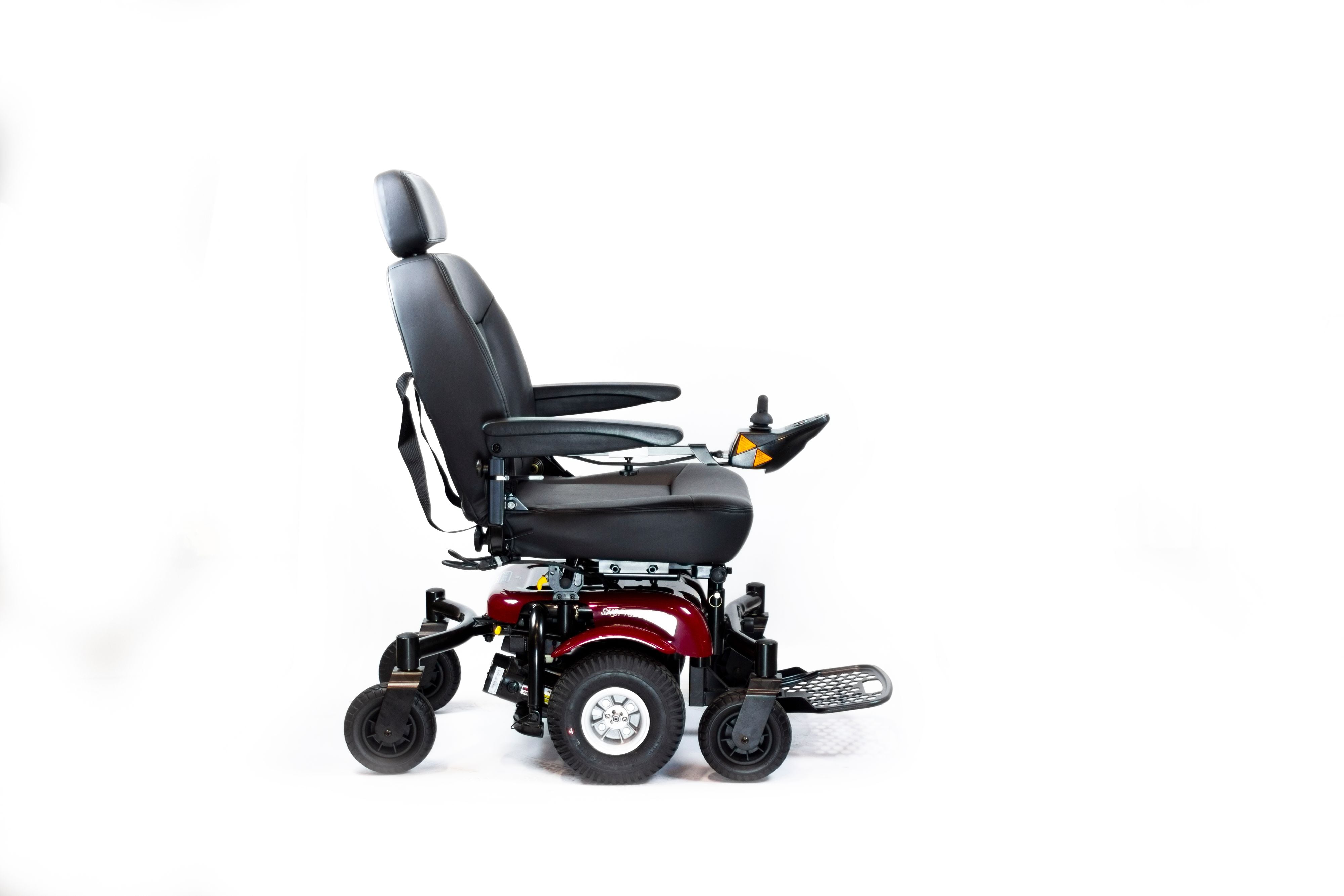 Shoprider 6Runner 10 Power Wheelchair Red - Added Suspension For Smooth and Comfortable Ride