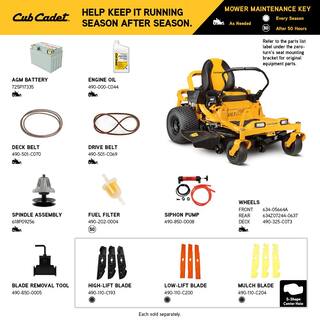 Cub Cadet Ultima ZT1 50 in. Fabricated Deck 23HP V-Twin Kawasaki FR Series Engine Dual Hydro Drive Gas Zero Turn Riding Lawn Mower Ultima ZT1-50