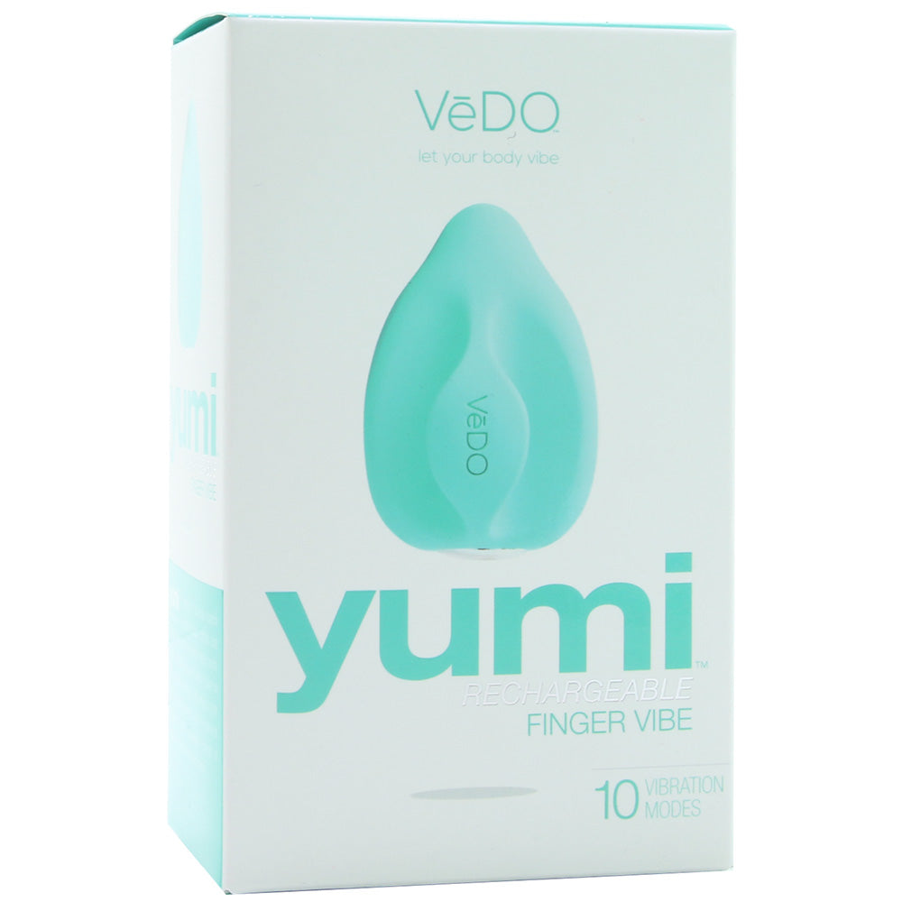 Yumi Rechargeable Finger Vibe in Tease Me Turquoise