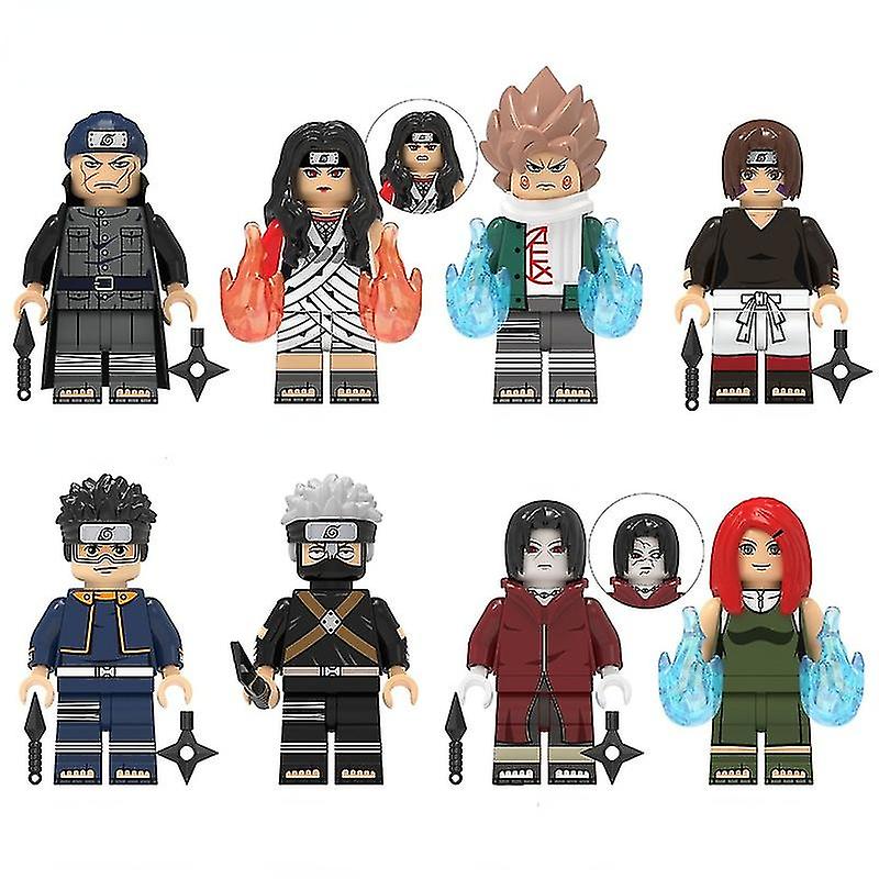 Children's Assembling Toy Naruto Series Uchiha With Tukakashi Minifigure Blocks