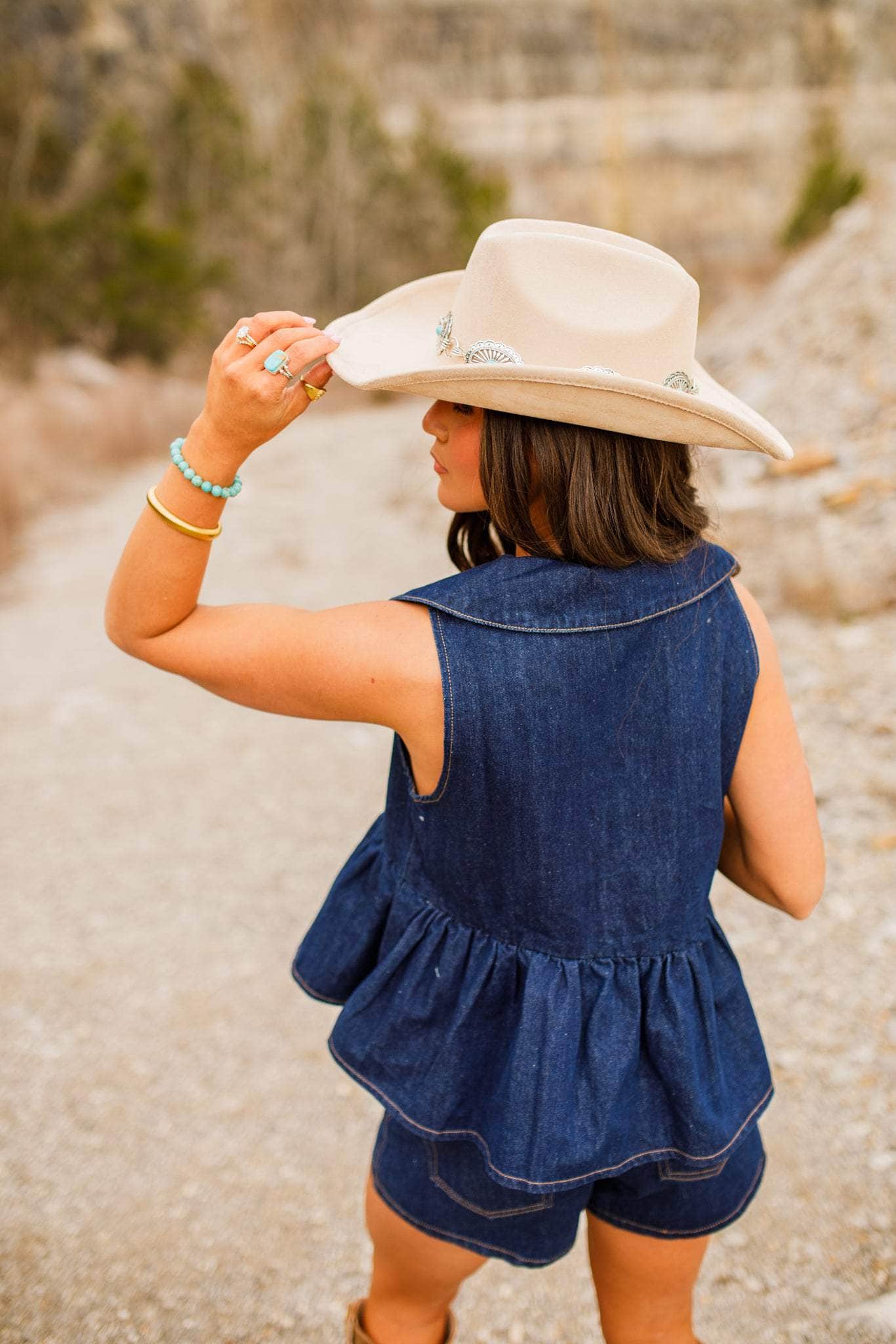 Blue Moon Denim Top