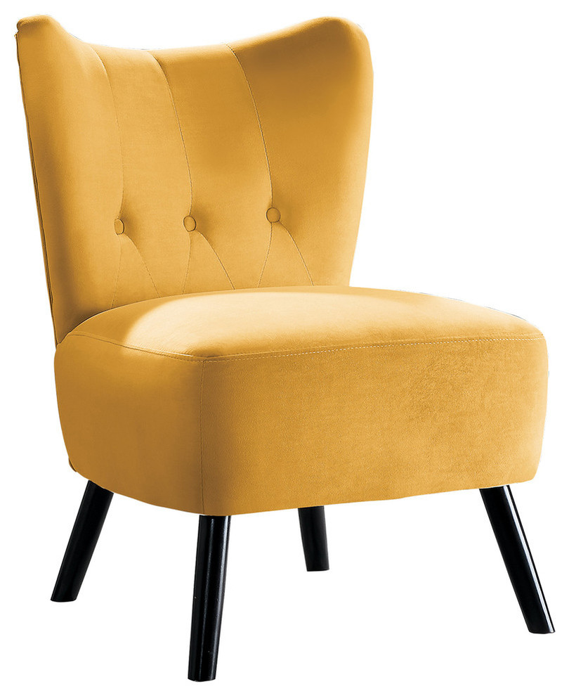 Davi Accent Chair   Midcentury   Armchairs And Accent Chairs   by Lexicon Home  Houzz